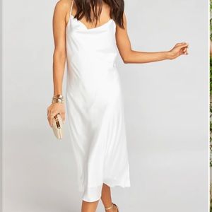 Show Me Your MuMu Satin Ivory Dress